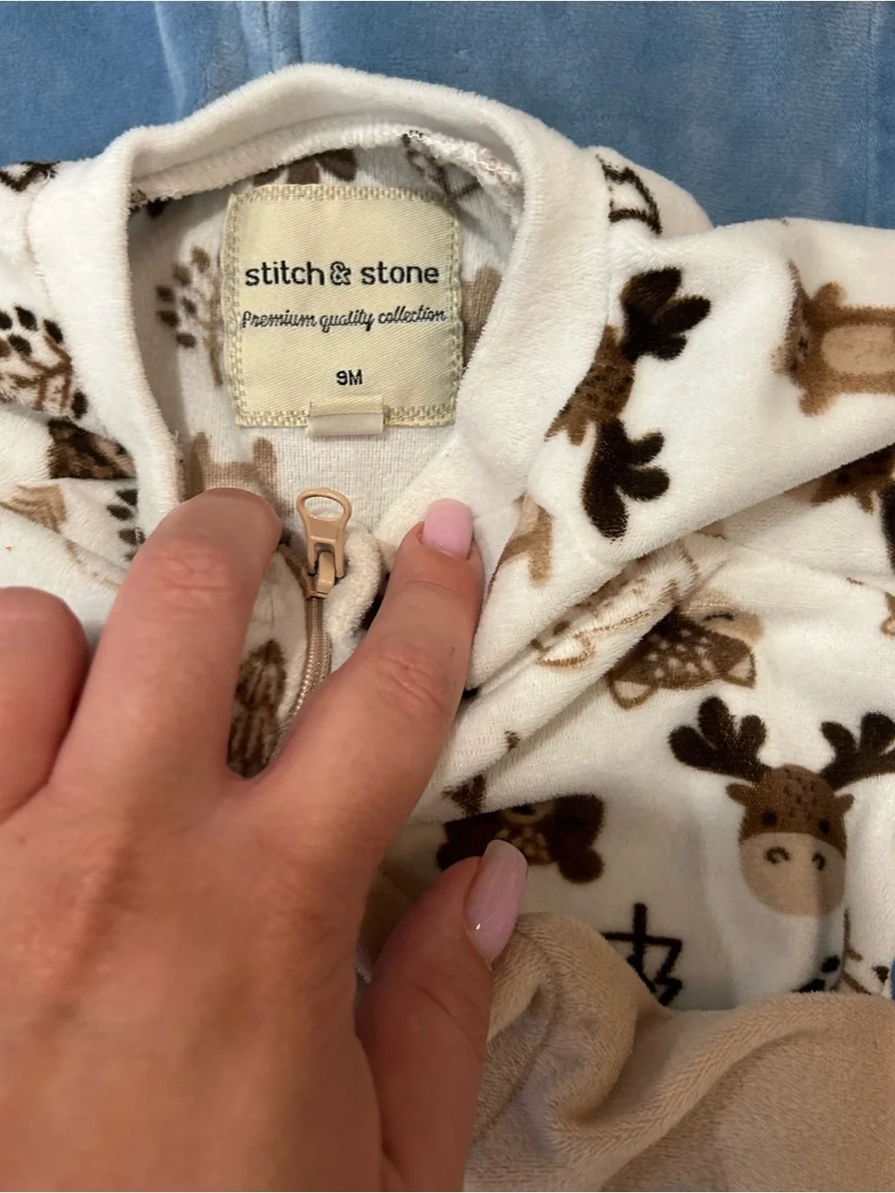 Baby Fleece Sleeper Bundle – 4 Footed Pajamas | 6-9M & 9M